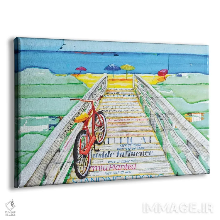 تابلو سواری با موج اثر دنی فیلیپس - نمای پرسپکتیو محصول