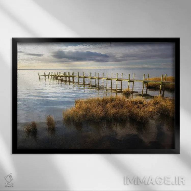 تابلو کنار تنگه ۲ اثر دنی هد - نمای قابدار مشکی