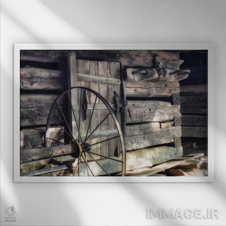 تابلو زردهٔ تخم مرغ اثر دنی هد - نمای قابدار سفید