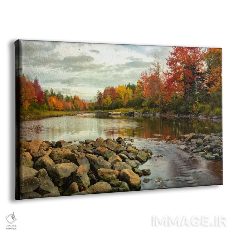 تابلو نهر شمال شرقی اثر دنی هد - نمای پرسپکتیو محصول