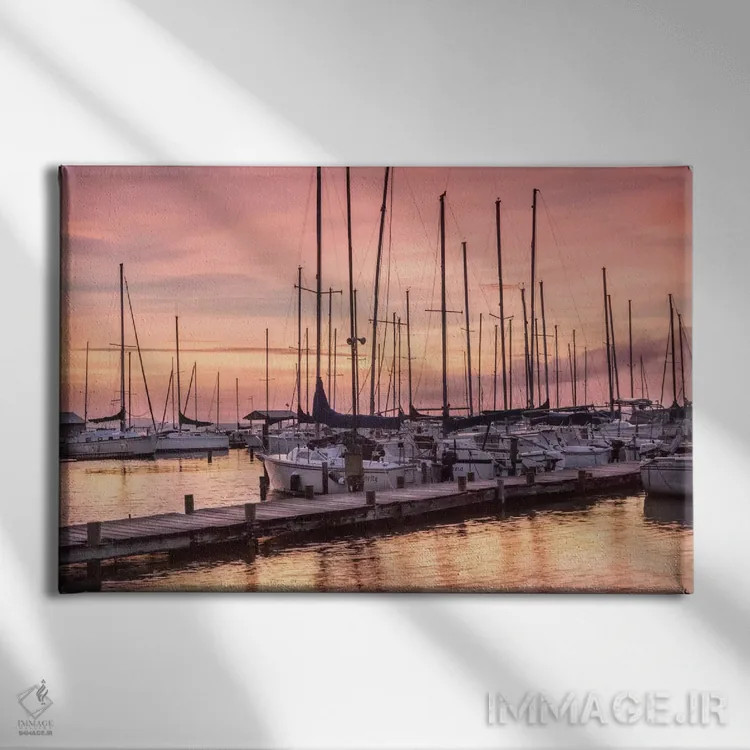 تابلو آماده برای سفر با قایق اثر دنی هد - نمای روبهرو روی دیوار