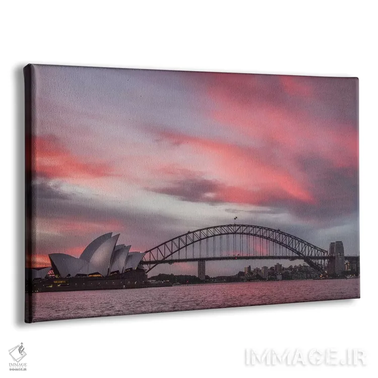 تابلو آتش در بندرگاه اثر دنی هد - نمای پرسپکتیو محصول