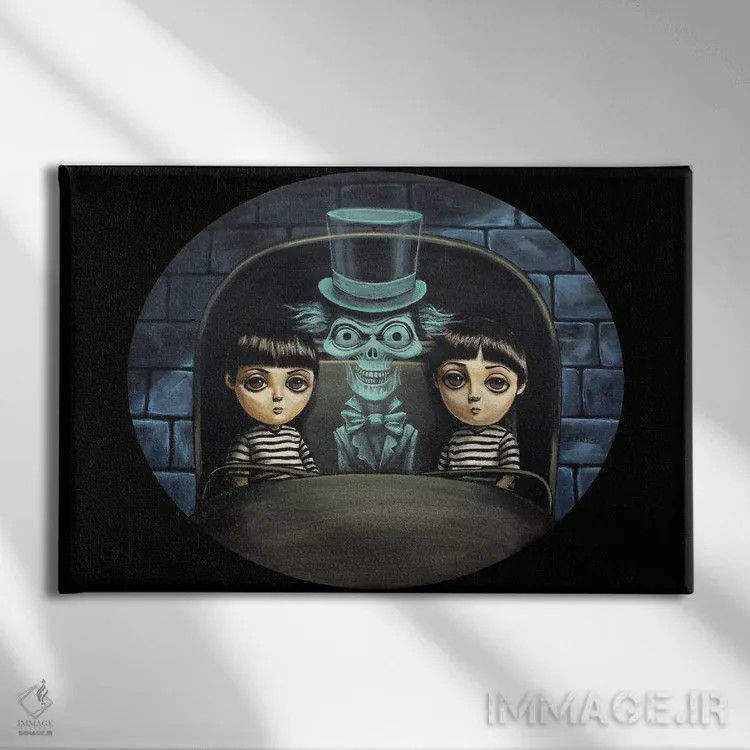 تابلو روح مسافر اثر دیینزو - نمای روبهرو روی دیوار