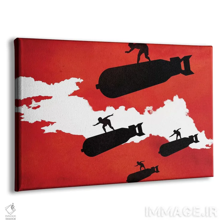 تابلو وقت موجسواری است اثر راب دابی - نمای پرسپکتیو محصول