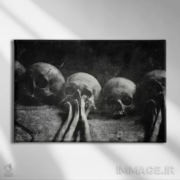 تابلو روزی جنگجو بودند ۴ اثر دکتر لوکاس برژاک - نمای روبهرو روی دیوار