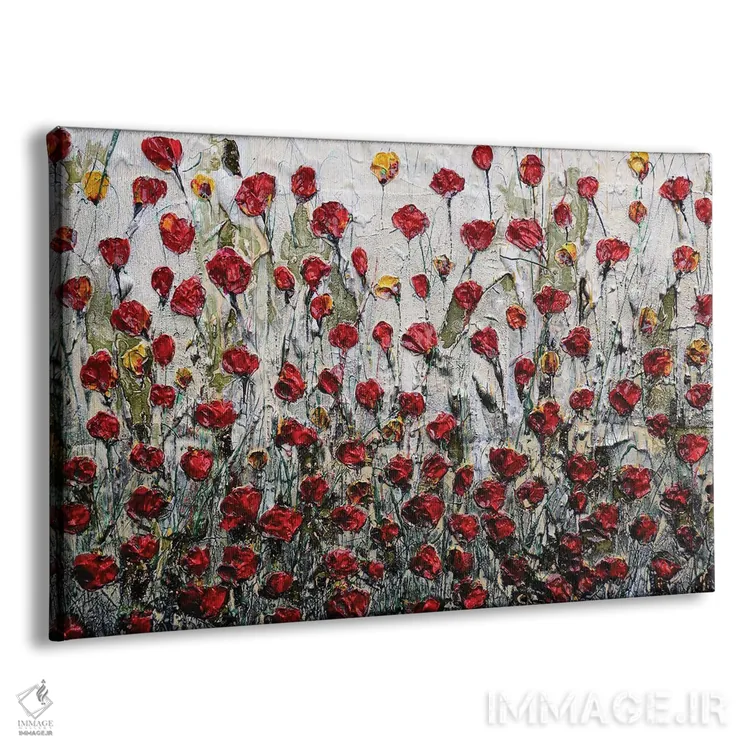 تابلو شقایقهای جدید، خاطرات قدیمی اثر دوناتلا مارائونی - نمای پرسپکتیو محصول