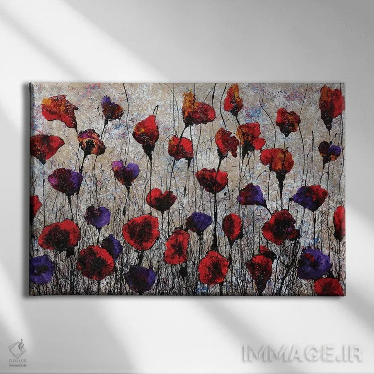 تابلو وزوز عشق اثر دوناتلا مارائونی - نمای روبهرو روی دیوار