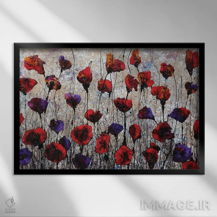 تابلو وزوز عشق اثر دوناتلا مارائونی - نمای قابدار مشکی