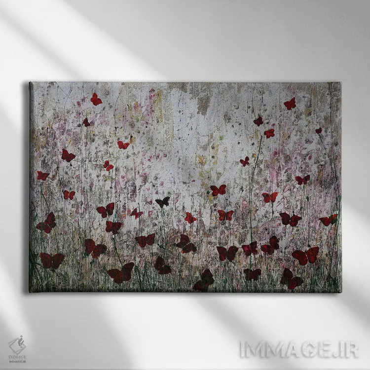تابلو به من یاد بده چگونه پرواز کنم اثر دوناتلا مارائونی - نمای روبهرو روی دیوار