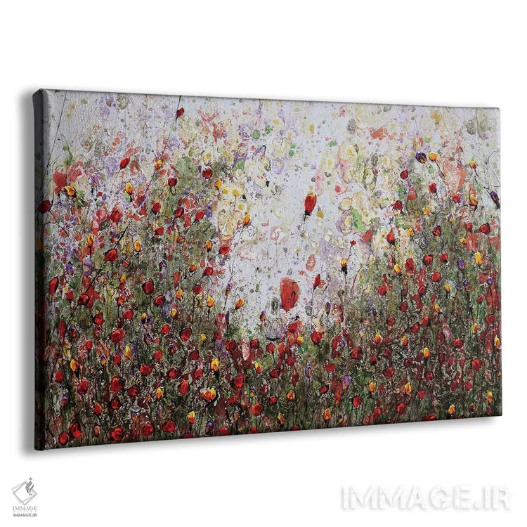 تابلو شقایقها و دوستان نه اثر دوناتلا مارائونی - نمای پرسپکتیو محصول