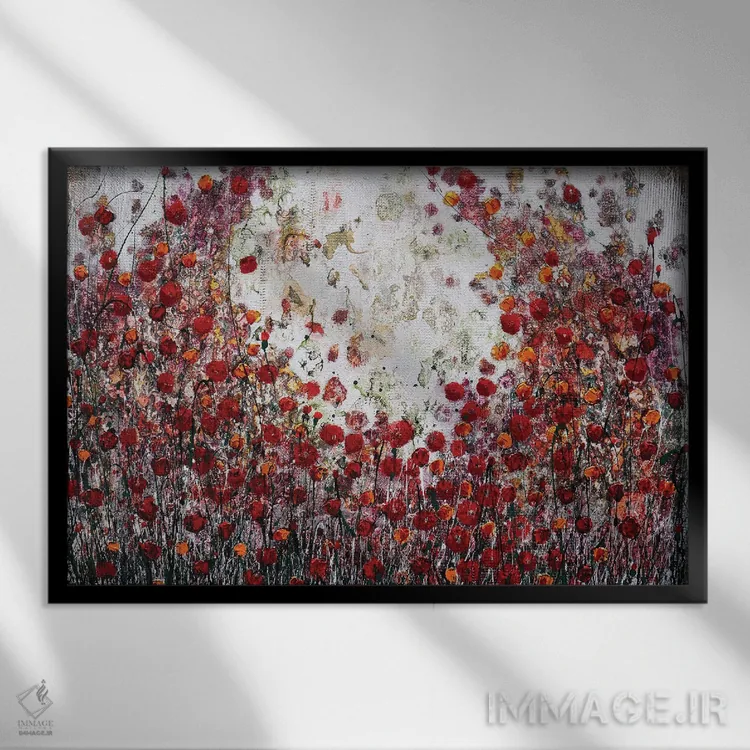 تابلو تابستان اثر دوناتلا مارائونی - نمای قابدار مشکی