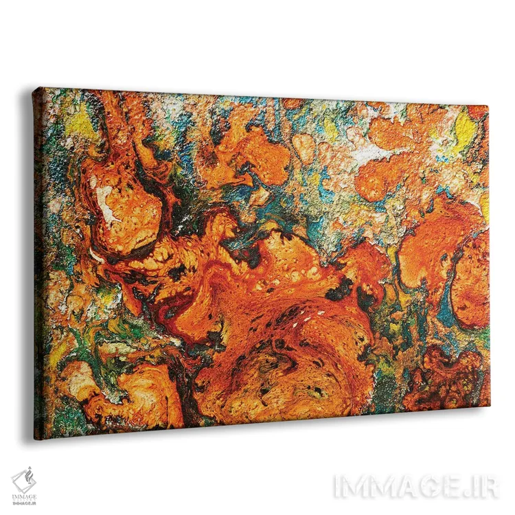 تابلو نارنجی اثر دوناتلا مارائونی - نمای پرسپکتیو محصول