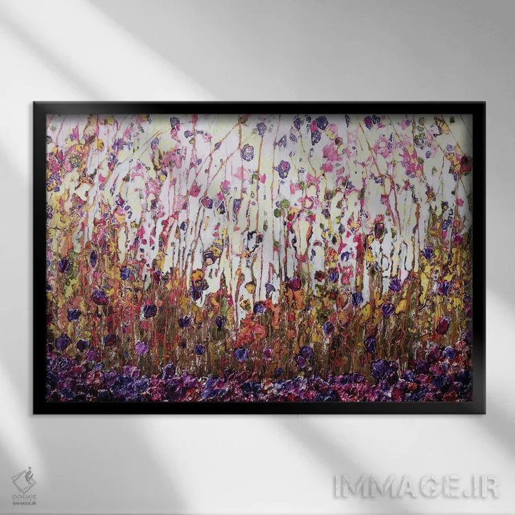 تابلو پاییز در راه است ۲ اثر دوناتلا مارائونی - نمای قابدار مشکی
