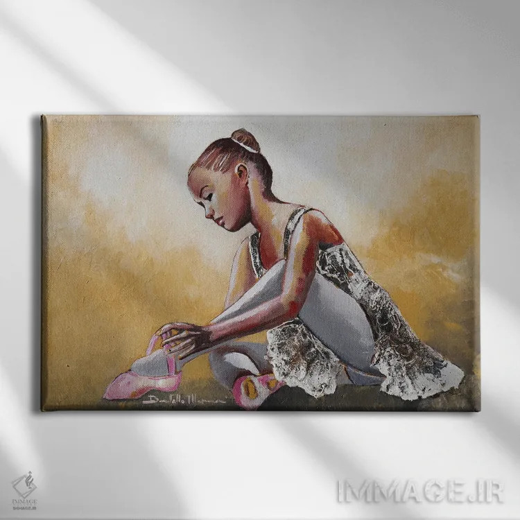 تابلو لحظهها اثر دوناتلا مارائونی - نمای روبهرو روی دیوار