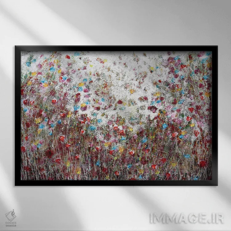 تابلو باغ ما اثر دوناتلا مارائونی - نمای قابدار مشکی