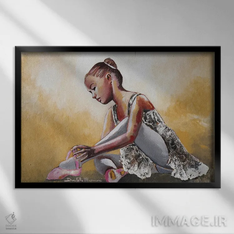 تابلو لحظهها اثر دوناتلا مارائونی - نمای قابدار مشکی