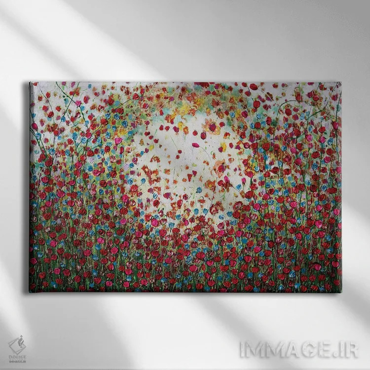 تابلو تب بهاری اثر دوناتلا مارائونی - نمای روبهرو روی دیوار