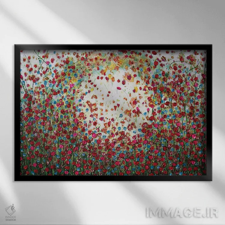 تابلو تب بهاری اثر دوناتلا مارائونی - نمای قابدار مشکی