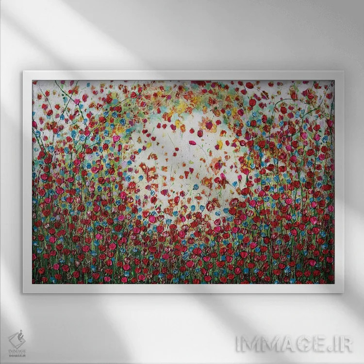 تابلو تب بهاری اثر دوناتلا مارائونی - نمای قابدار سفید