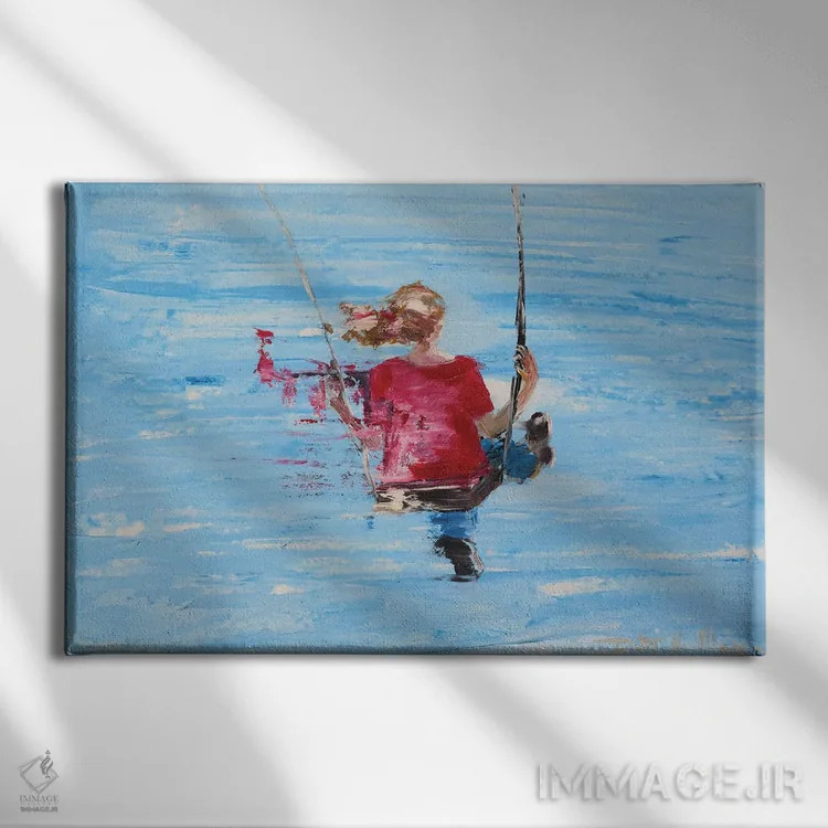 تابلو آزادی اثر دوناتلا مارائونی - نمای روبهرو روی دیوار