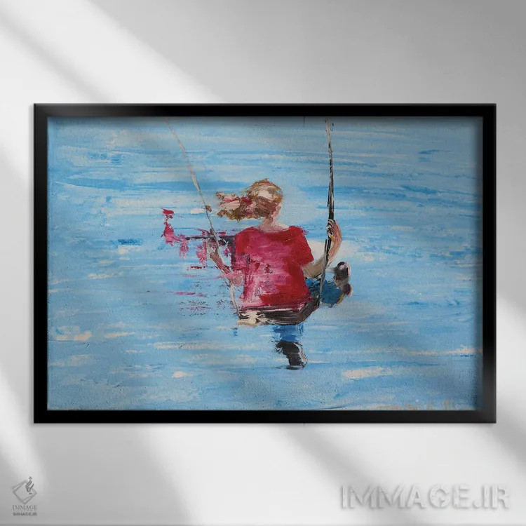 تابلو آزادی اثر دوناتلا مارائونی - نمای قابدار مشکی