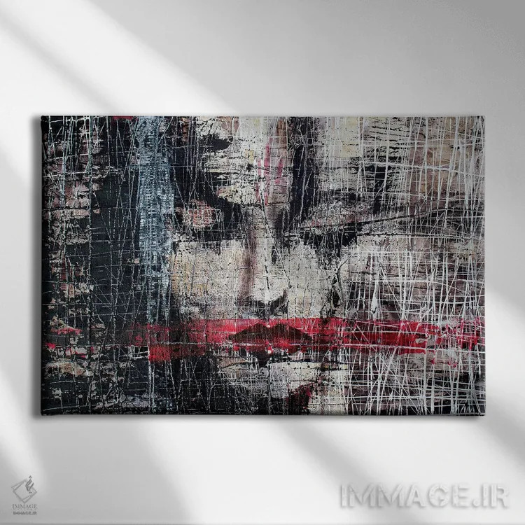 تابلو قفس ۲ اثر دوناتلا مارائونی - نمای روبهرو روی دیوار