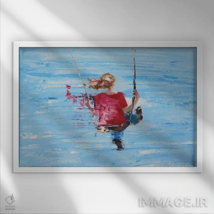 تابلو آزادی اثر دوناتلا مارائونی - نمای قابدار سفید