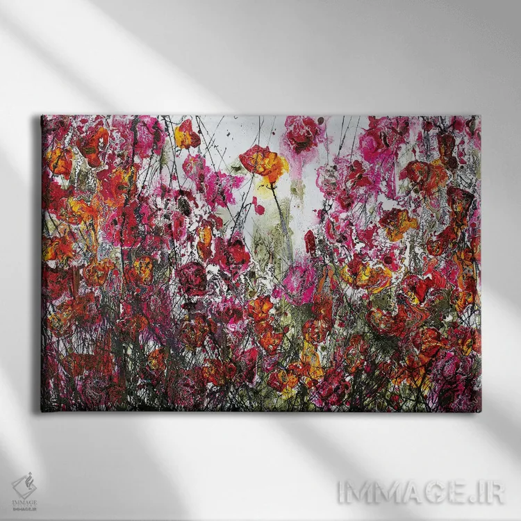 تابلو زندگی جدید اثر دوناتلا مارائونی - نمای روبهرو روی دیوار