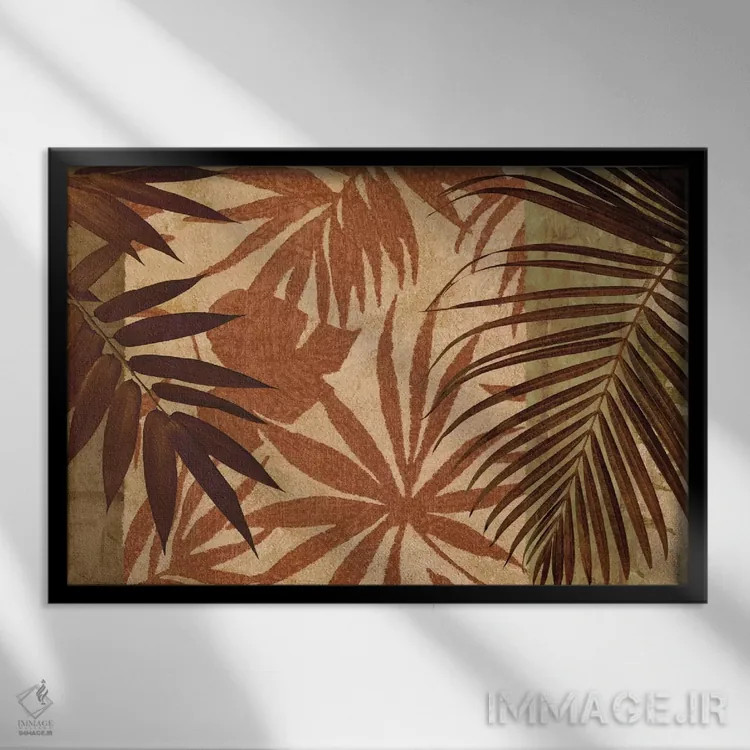 تابلو گنج نخل اثر کریس دونوان - نمای قابدار مشکی
