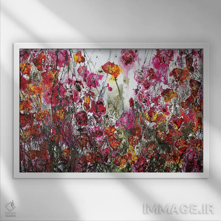 تابلو زندگی جدید اثر دوناتلا مارائونی - نمای قابدار سفید