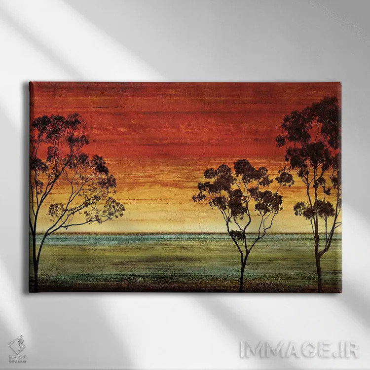 تابلو چشمانداز غروب I اثر کریس دونوان - نمای روبهرو روی دیوار