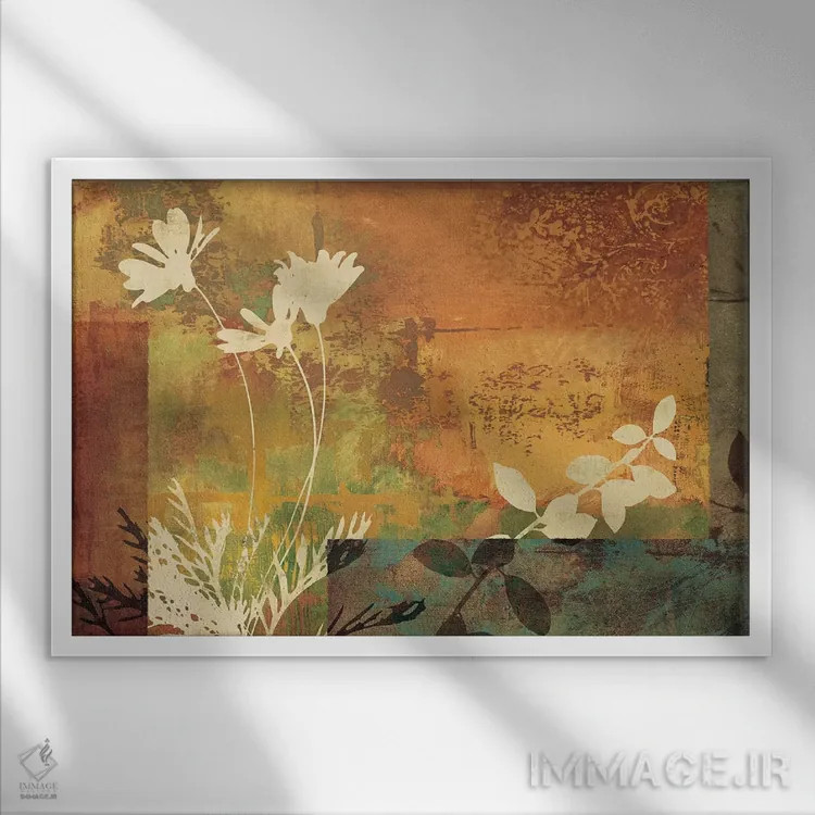 تابلو شامبالا I (مفهوم عرفانی) اثر کریس دونوان - نمای قابدار سفید