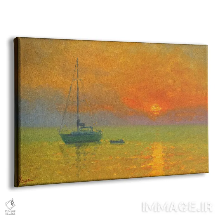 تابلو طلوع طلایی اثر دمیتری اولین - نمای پرسپکتیو محصول