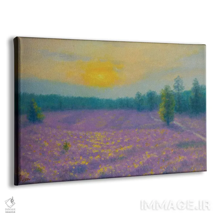 تابلو شبهنگام اسطوخودوس اثر دمیتری اولین - نمای پرسپکتیو محصول