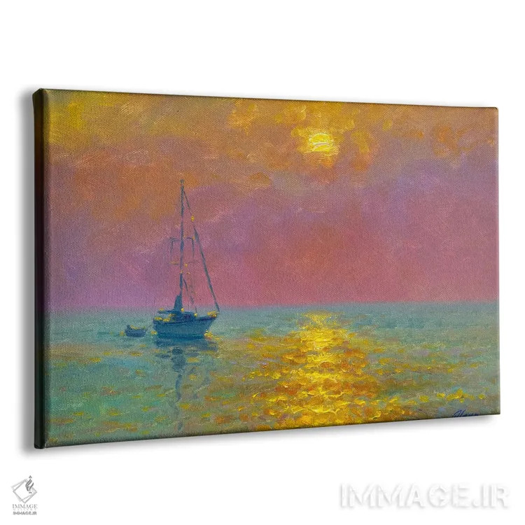 تابلو منظرهٔ دریا V اثر دمیتری اولین - نمای پرسپکتیو محصول