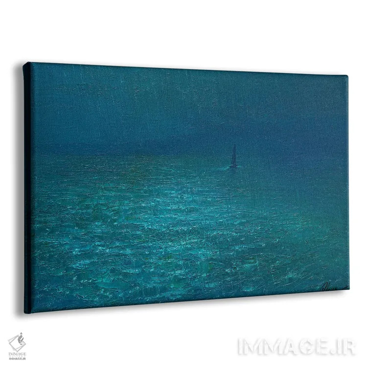 تابلو رودخانه بارانی دوم اثر دمیتری اولین - نمای پرسپکتیو محصول