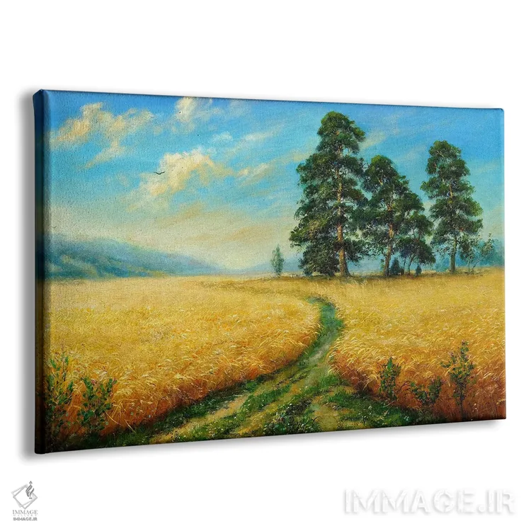 تابلو جاده تابستانی اثر دمیتری اولین - نمای پرسپکتیو محصول