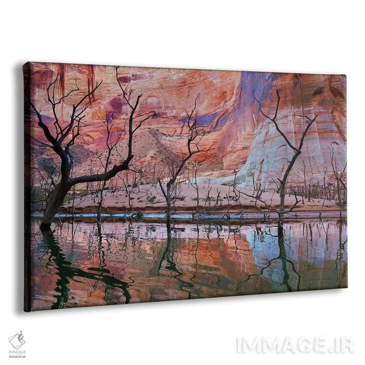 تابلو درختان خشکیده، دره آیسبرگ، منطقه تفریحی گلن کنیون، یوتا، آمریکا اثر دان پاولسون - نمای پرسپکتیو محصول