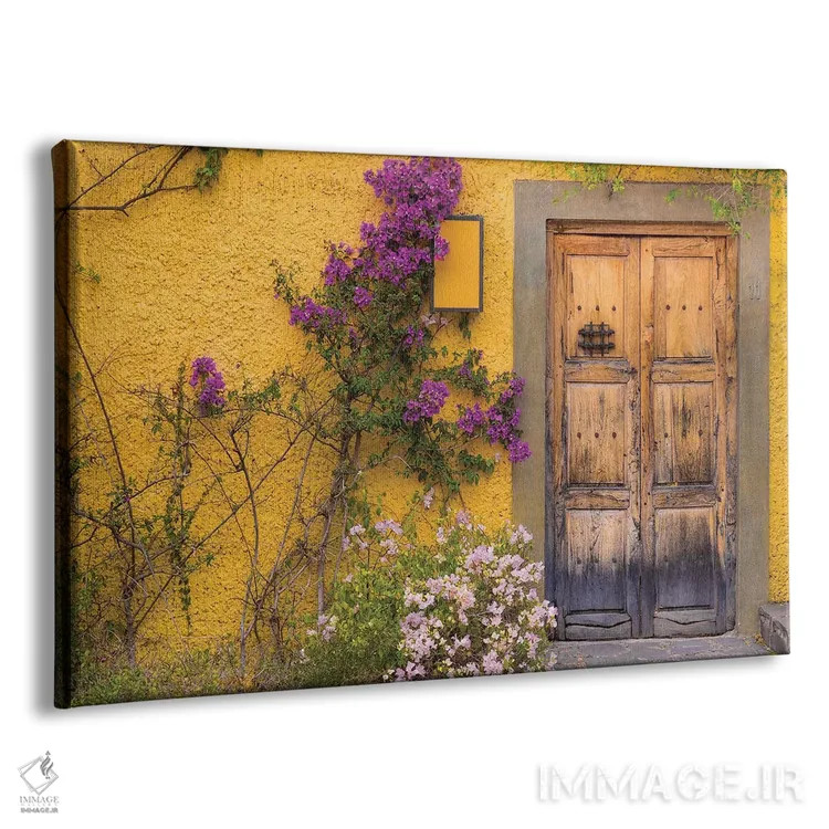 تابلو گل کاغذی کنار دری چوبی، سن میگوئل د آینده، گواناخواتو، مکزیک اثر دان پاولسون - نمای پرسپکتیو محصول