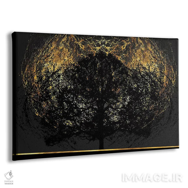 تابلو درختچه شعلهور اثر دافنه هوراِو - نمای پرسپکتیو محصول