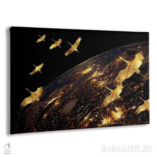 تابلو پرندگان شب اثر دافنه هوراِو - نمای پرسپکتیو محصول