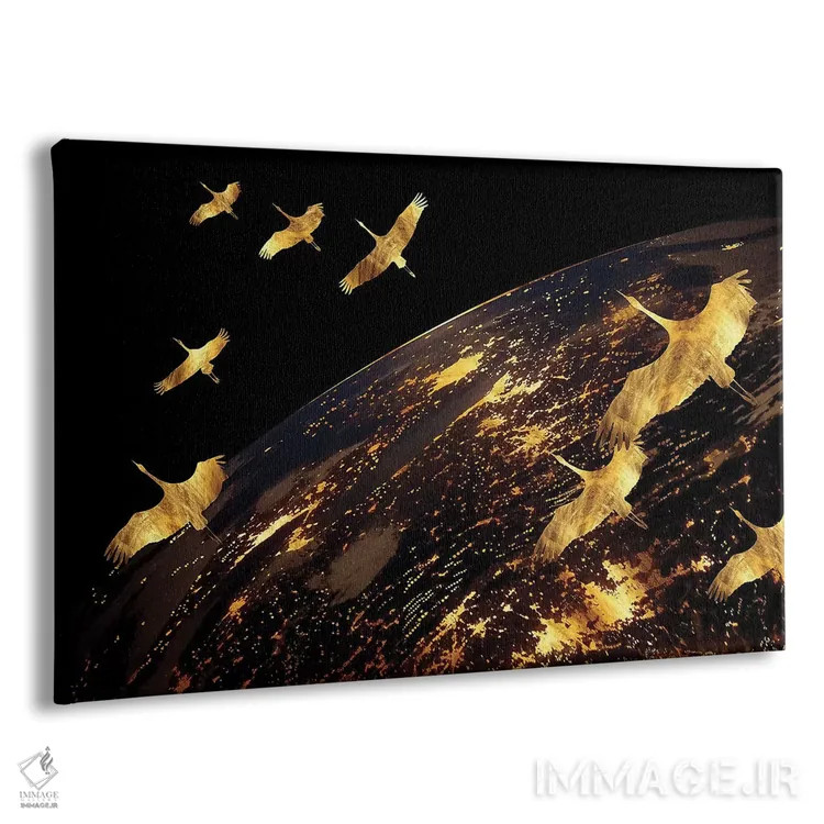 تابلو پرندگان شب اثر دافنه هوراِو - نمای پرسپکتیو محصول