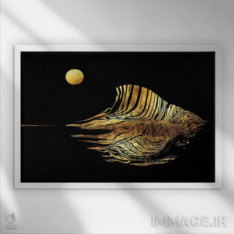 تابلو هایکوی شماره ۱۰ اثر دافنه هوراِو - نمای قابدار سفید