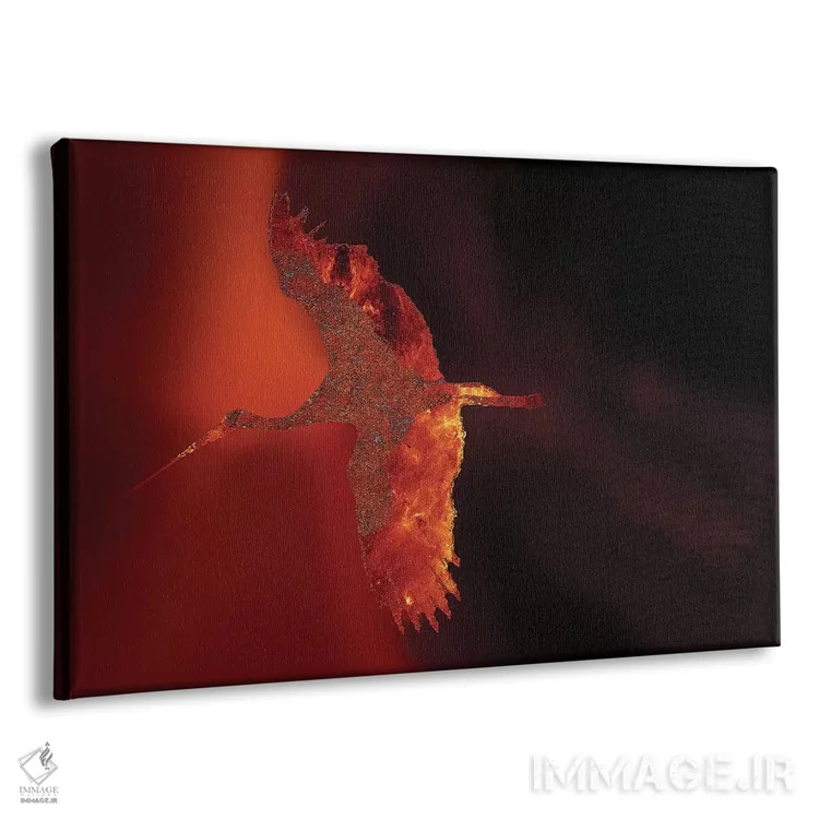 تابلو ققنوس اثر دافنه هوراِو - نمای پرسپکتیو محصول