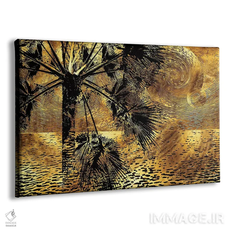 تابلو نوکتورن استوایی اثر دافنه هوراِو - نمای پرسپکتیو محصول