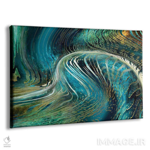 تابلو موج زیر آب اثر دافنه هوراِو - نمای پرسپکتیو محصول