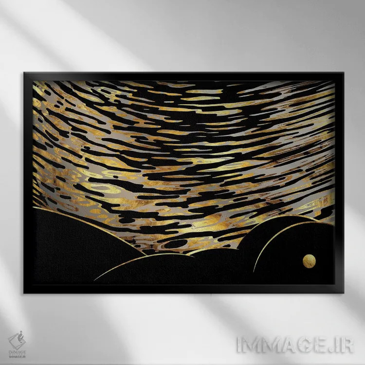 تابلو ونوس زیر آب اثر دافنه هوراِو - نمای قابدار مشکی