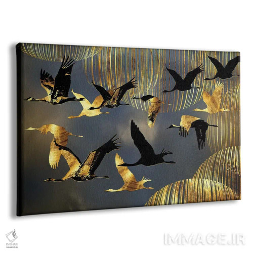 تابلو زمستان در راه است اثر دافنه هوراِو - نمای پرسپکتیو محصول