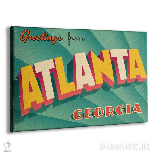 تابلو درود از آتلانتا اثر ریال کالاهان (نام کاربری/هنری) - نمای پرسپکتیو محصول
