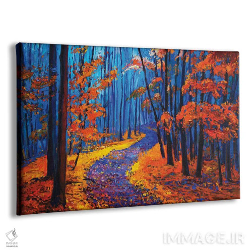 تابلو منظرهٔ پاییزی اثر بوروجُینت - نمای پرسپکتیو محصول